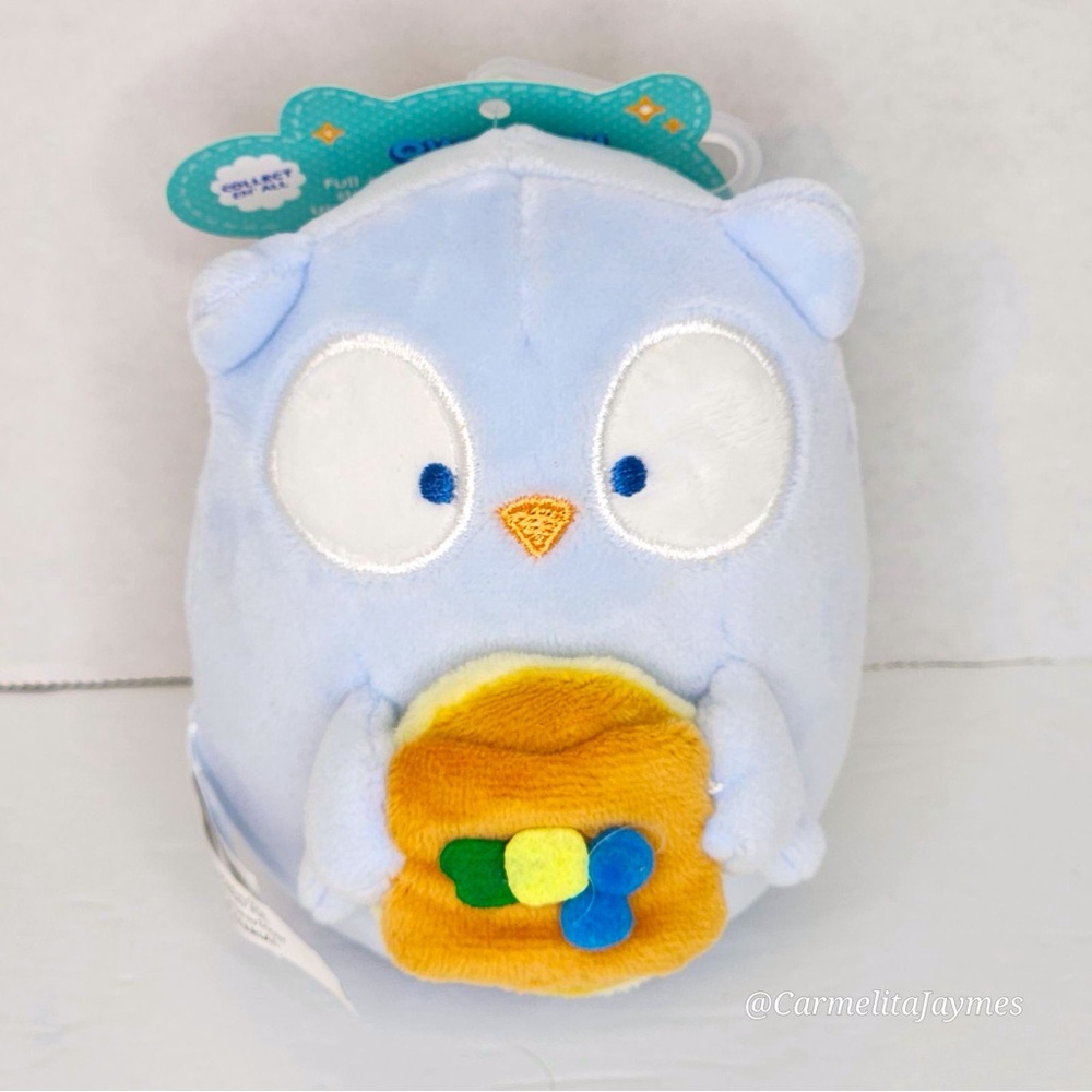 🎁FREE GIFT BOGO SALE 🎁 ANIROLLZ 🫐🥞 Owl Blueberry Pancake Owlyroll Plush NWT